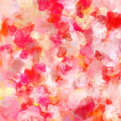 Naklejka na ściany i meble Abstract Background Impressionist Pink Red Pastel 