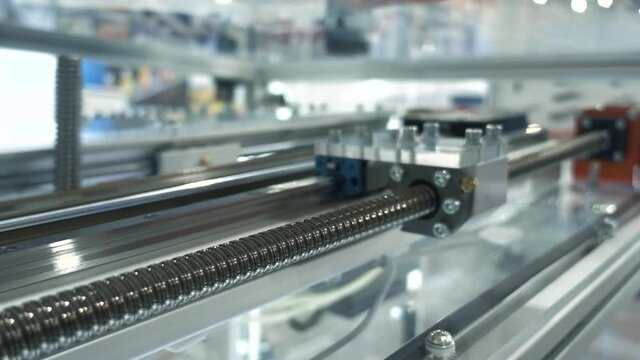 Linear guides ball screw for precise linear movement in positioning