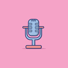 Simple Set of Music Related Vector illustration for banner, sticker and printed media
