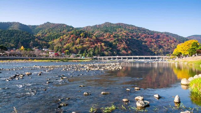 秋の嵐山