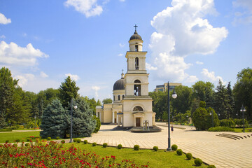 Fototapeta na wymiar Cathedral of the Nativity of Christ in Chisinau, Moldova
