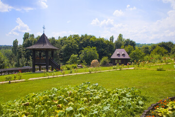 Wooden Church in Village Museum in Chisinau, Moldova	