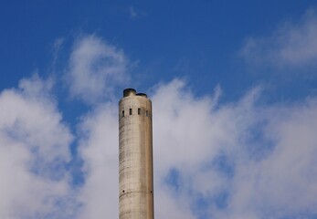 Close up de chimenea