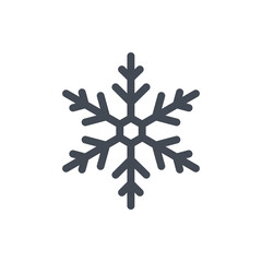 Snowflake and winter line icon. Weather and Climate vector outline sign.