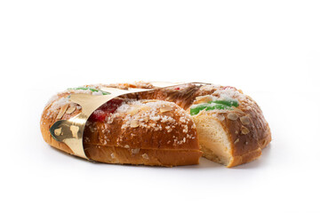 Spanish typical epiphany cake 