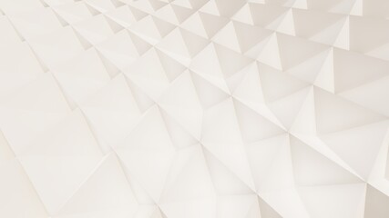 Obraz premium Abstract white background geometric pattern in design 3d render