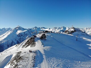 Russian mountains. Arkhyz.. Winter