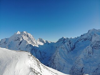 Russian mountains. Arkhyz.. Winter