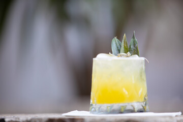 A cocktail is an alcoholic mixed drink. Most commonly, cocktails are either a combination of spirits, or one or more spirits mixed with other ingredients such as fruit juice, flavored syrup, or cream.