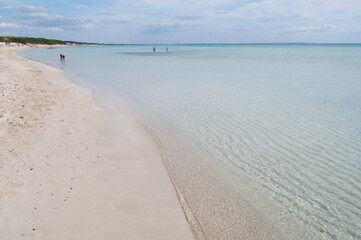 Obraz premium Beautiful Punta Prosciutto Beach. Salento, Italy