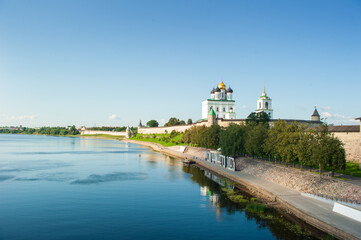 Kremlin Tower of Pskov city