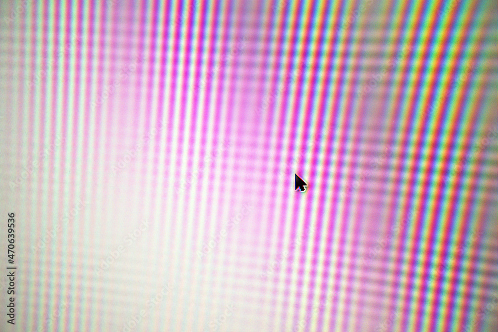 Wall mural mouse cursor on lcd matrix