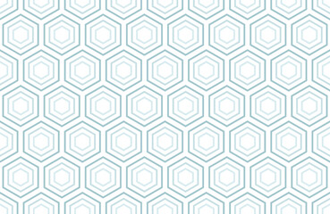 Abstract geometric seamless pattern background with offset hexagonal cells. Vector illustration