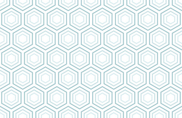 Abstract geometric seamless pattern background with offset hexagonal cells. Vector illustration