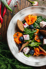 stir fried vegetables salad