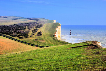 Beachy Head and the New Lighthouse