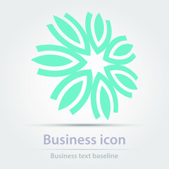 Originally created colorful vector business logo