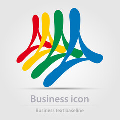Originally designed  color business icon