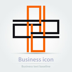 Originally created colorful vector business logo