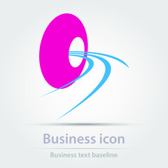Originally created colorful vector business logo