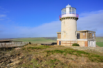 Fototapeta na wymiar The Belle Tout Lighthouse at Beachy Head