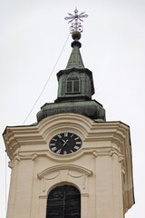 Fototapeta na wymiar Church Tower Dobanovci