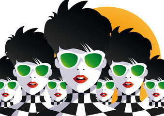 Fashion  teenage girls.