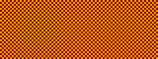 Checkerboard banner. Maroon and Orange colors of checkerboard. Small squares, small cells. Chessboard, checkerboard texture. Squares pattern. Background.