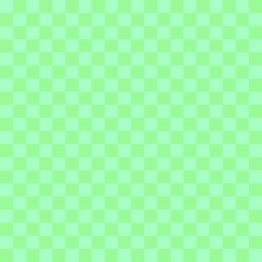 Two color checkerboard. Pale Green and Mint colors of checkerboard. Chessboard, checkerboard texture. Squares pattern. Background.