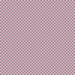 Checkerboard with very small squares. Grey and Pink colors of checkerboard. Chessboard, checkerboard texture. Squares pattern. Background.