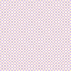 Checkerboard with very small squares. Lavender and Beige colors of checkerboard. Chessboard, checkerboard texture. Squares pattern. Background.