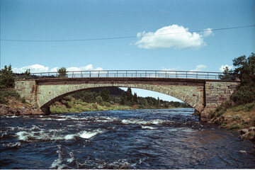 Old bridge in Norway