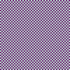 Checkerboard with very small squares. Purple and Mint colors of checkerboard. Chessboard, checkerboard texture. Squares pattern. Background.