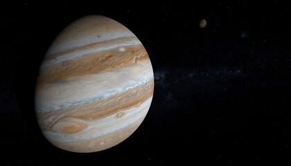 Planet Jupiter. Space exploration. Elements of this image furnished by NASA. © Sergey Fedoskin