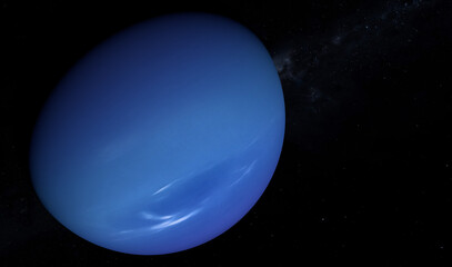 Planet Neptune. Space exploration. Elements of this image furnished by NASA.