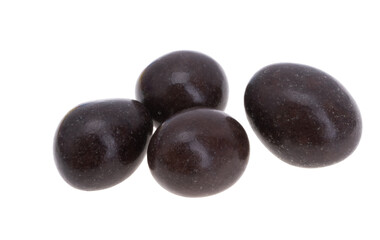 peanuts in colored glaze isolated