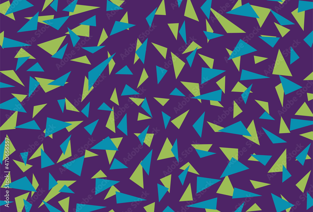 Poster simple background with irregular triangle pattern