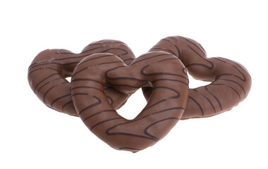 christmas chocolate gingerbread isolated