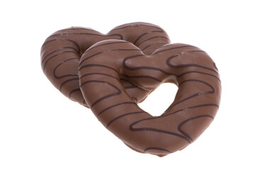 christmas chocolate gingerbread isolated