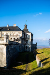 Beautiful old castle. Travel destination. Architecture elements