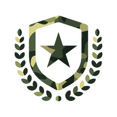 Vector Military Icon. Symbol for your web site design, logo, app, UI.