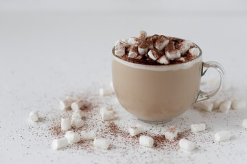 cup of coffee with chocolate