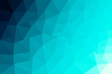 Low poly gradient blue background