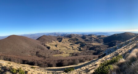 Path to Sveto brdo mountain, landscape