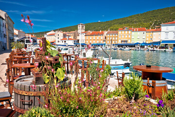 Cres. Harbor and waterfront in town of Cres, Island of Cres