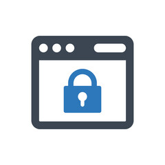 Browser security page icon
