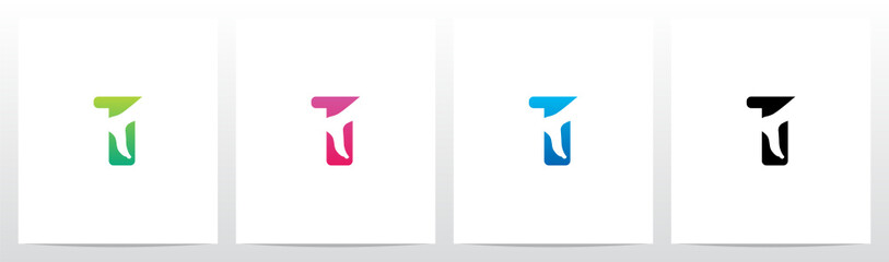 Foot Ankle On Letter Logo Design T