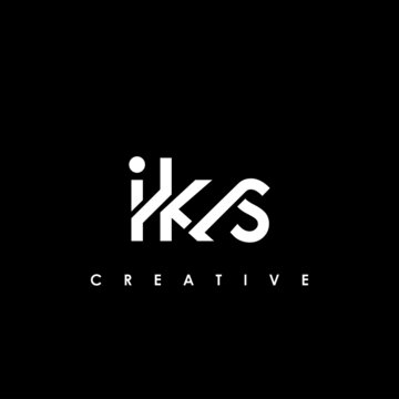 IKS Letter Initial Logo Design Template Vector Illustration