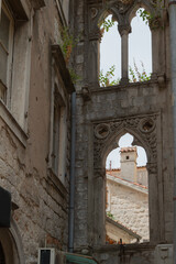 Fototapeta na wymiar The streets of the old town of Kotor