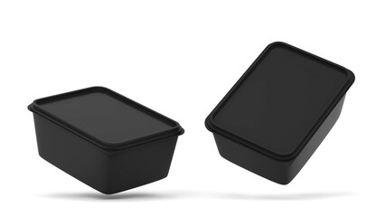 Plastix food container mockup